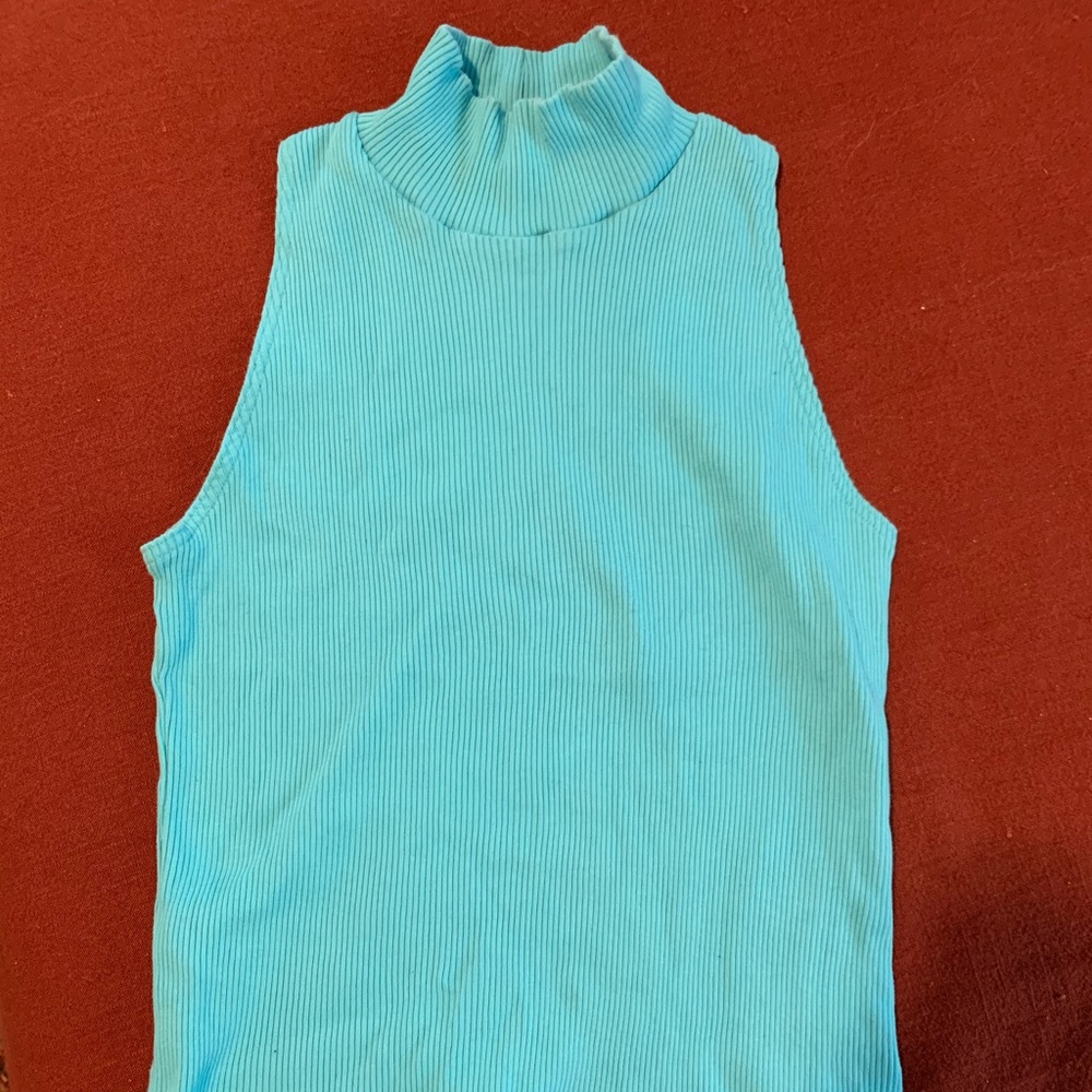 Vintage Ann Taylor Loft sleeveless turtleneck